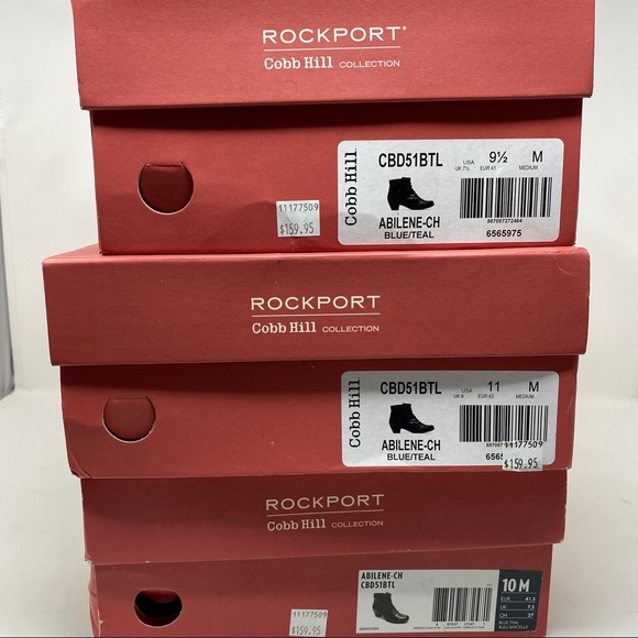 Rockport Cobb Hill Abilene ankle boots blue/teal - Picture 8 of 8